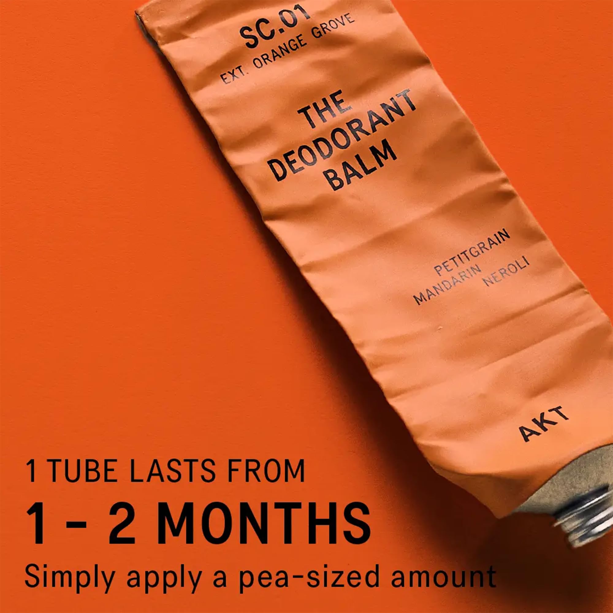 AKT Déodorant Baume – senteur agrumes éclatante inspirant fraîcheur.