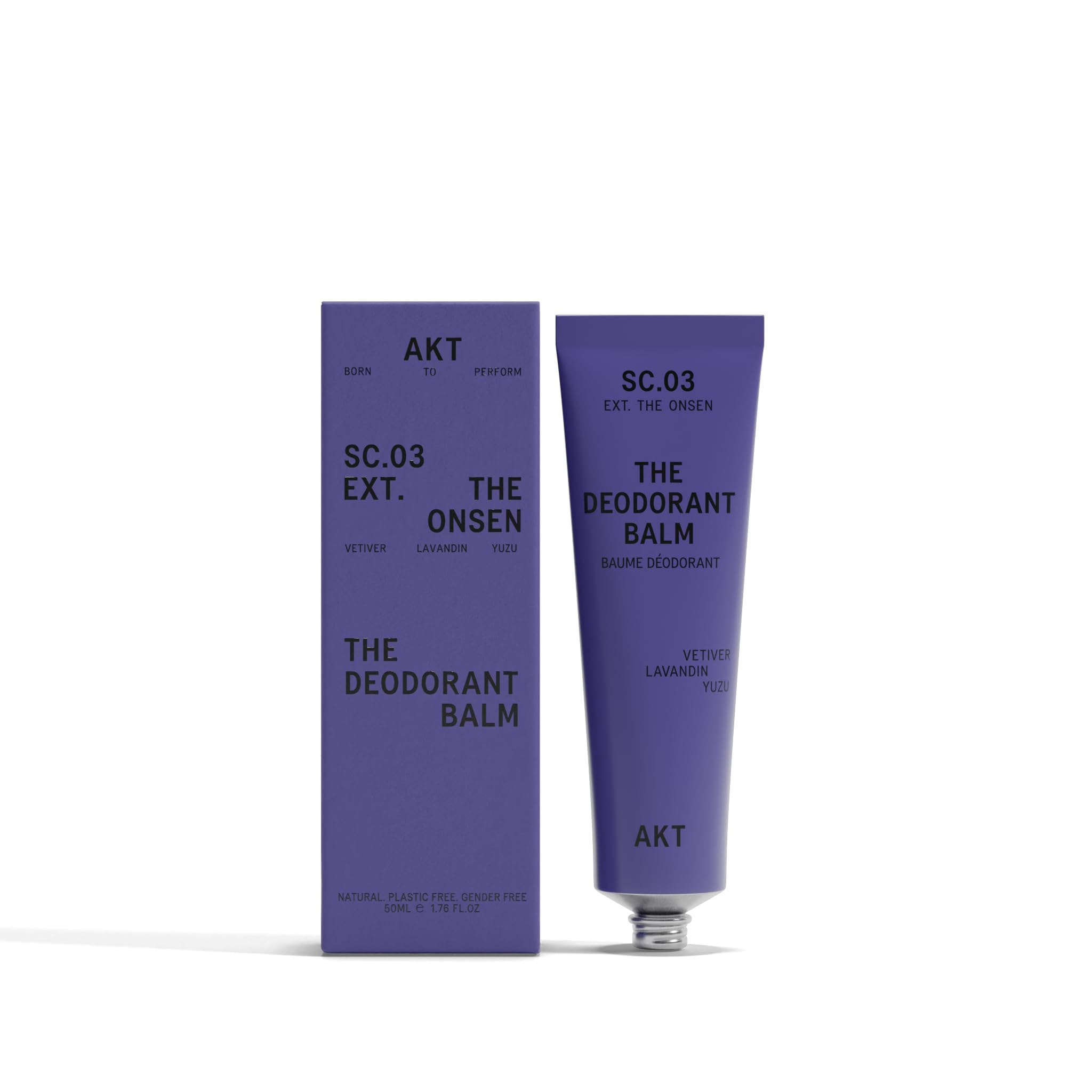 AKT Déodorant Balm emballage sans plastique, pratique et écoresponsable.