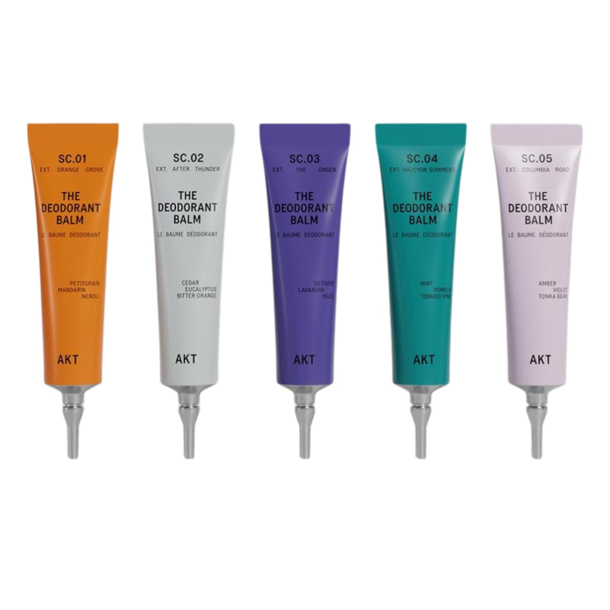 AKT Mini baumes déodorants Discovery Set: emballage sans plastique pour une option durable