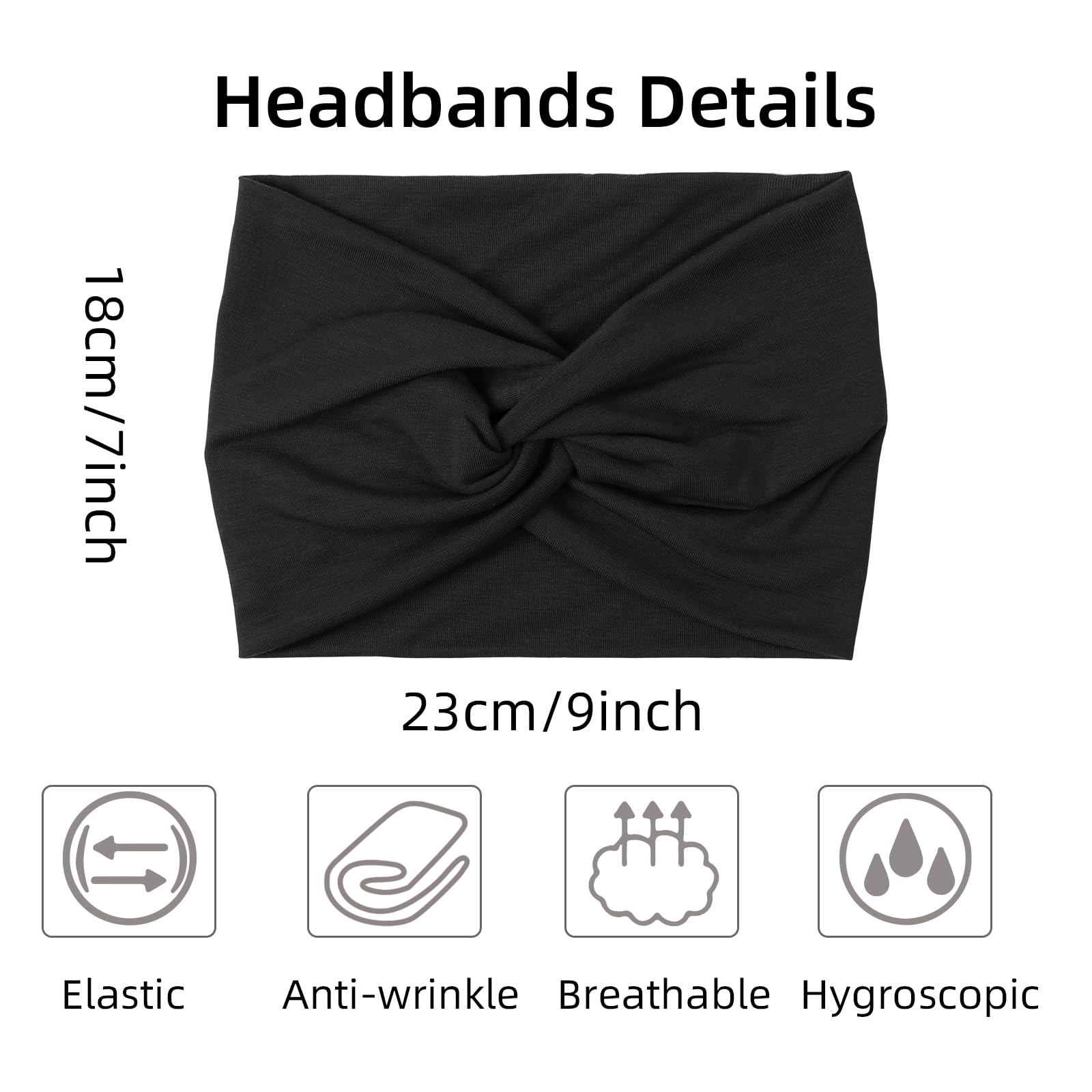 AKTVSHOW bandeau grand format, couleur blanche, parfait pour sport et détente.