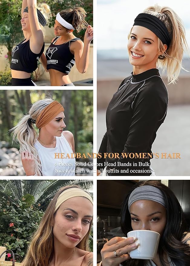AKTVSHOW bandeau-cheveux usage quotidien pour sport et activités quotidiennes.