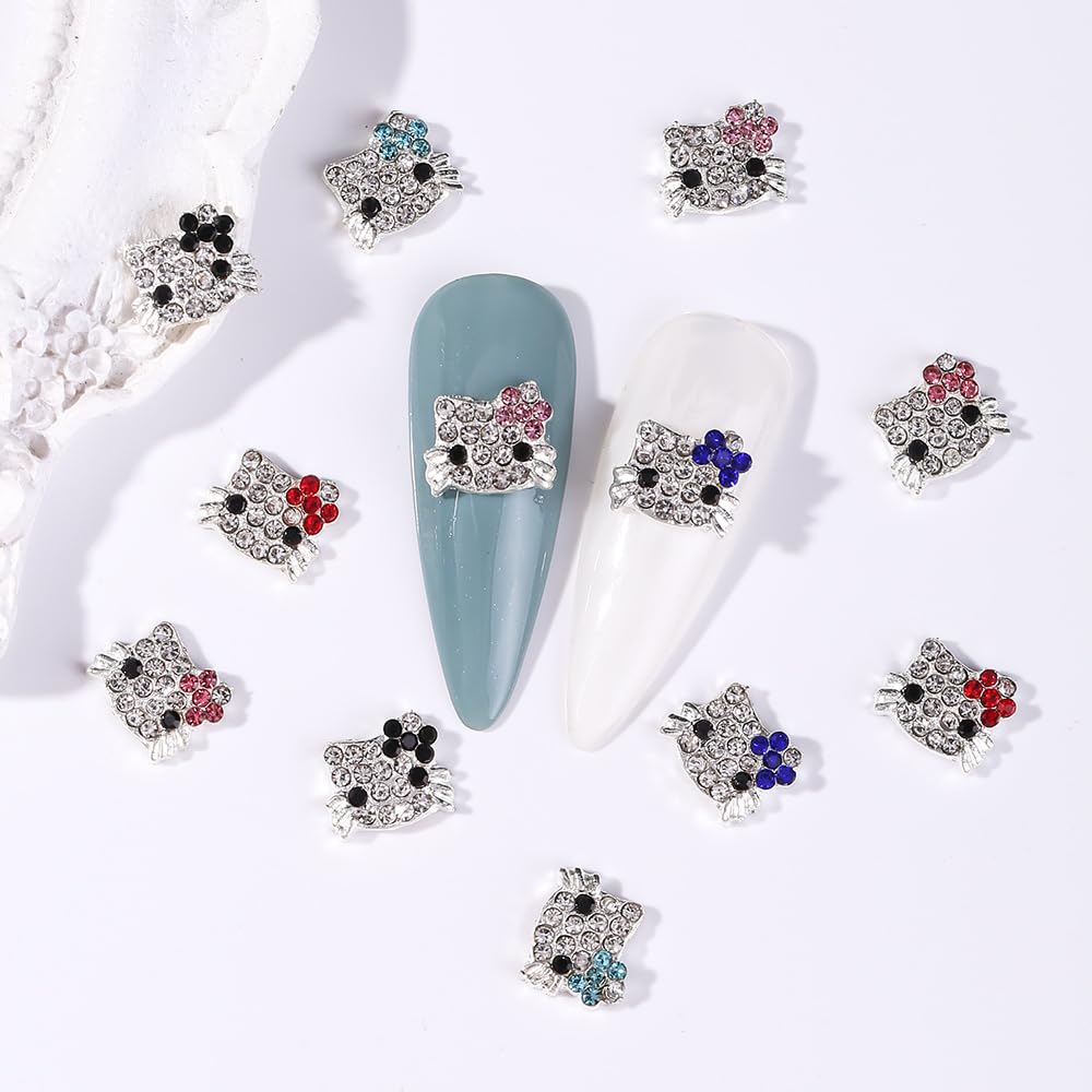 Design anime 3D Akutoer, idéal pour décorer ongles, étuis et projets de bricolage.