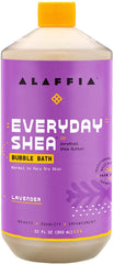 Alaffia bain moussant lavande avec pompe pratique offrant hydratation et détente