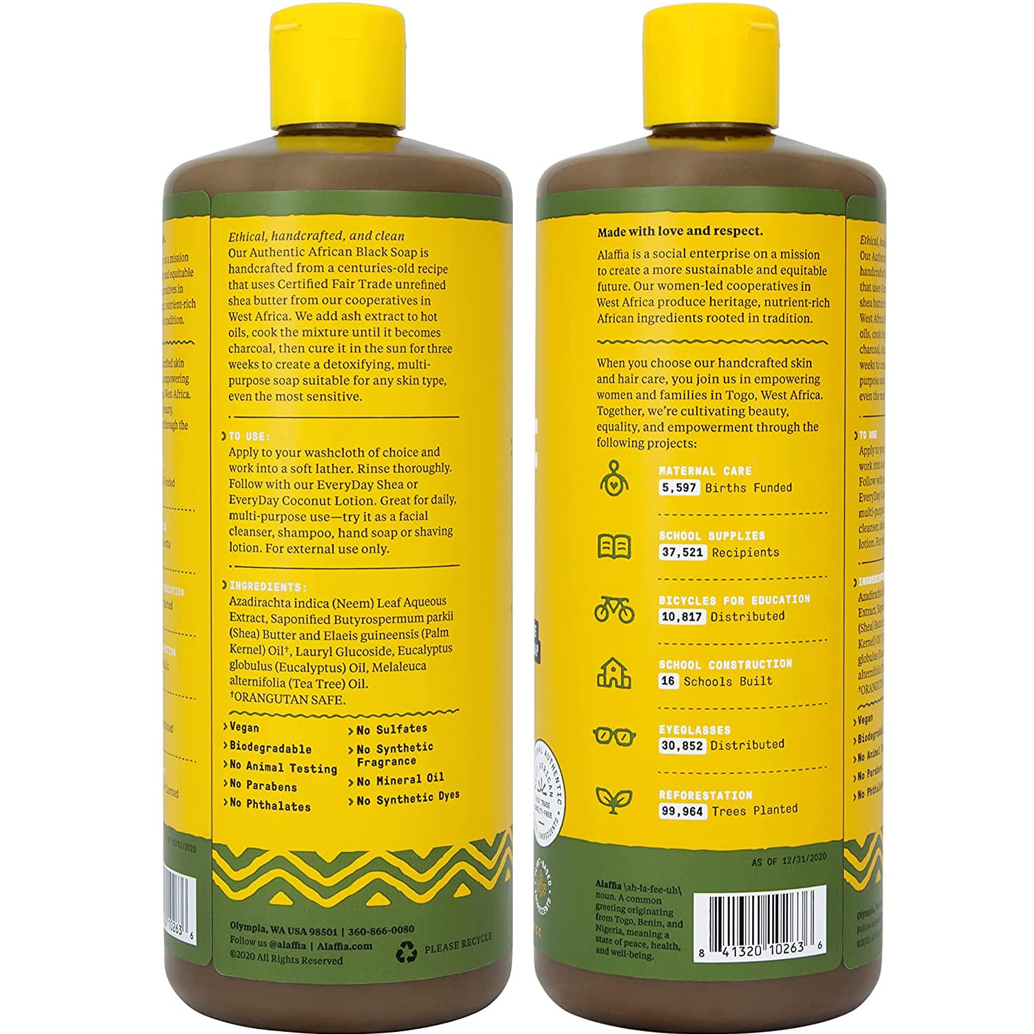 Alaffia Beurre de karité douceur: crème-visage-cheveux pour hydratation naturelle.