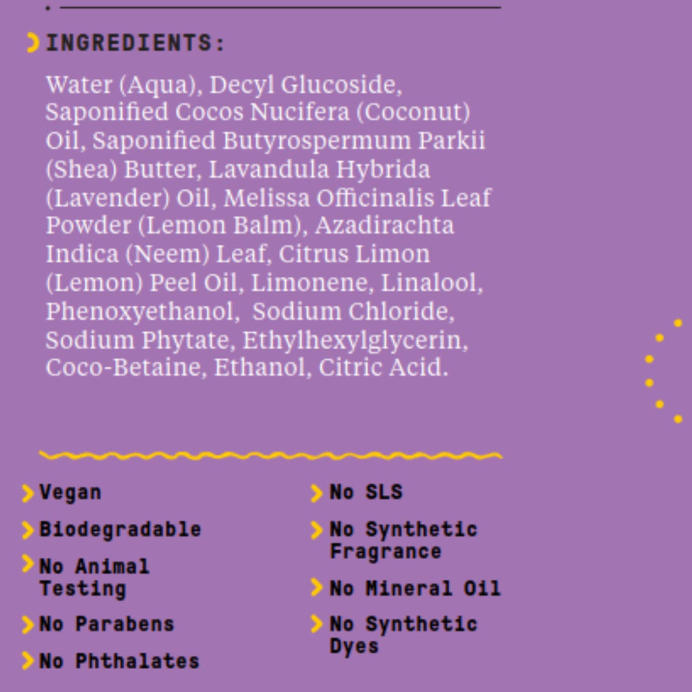 Alaffia ingrédients karité et neem, formulation nourrissante pour la peau.