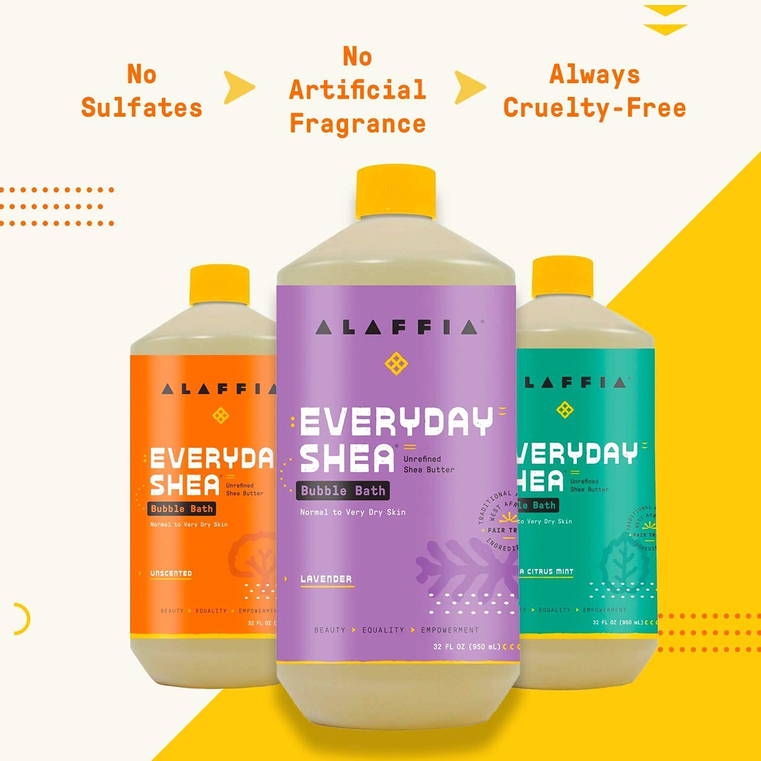 Odeur lavande d'Alaffia créant ambiance spa à domicile