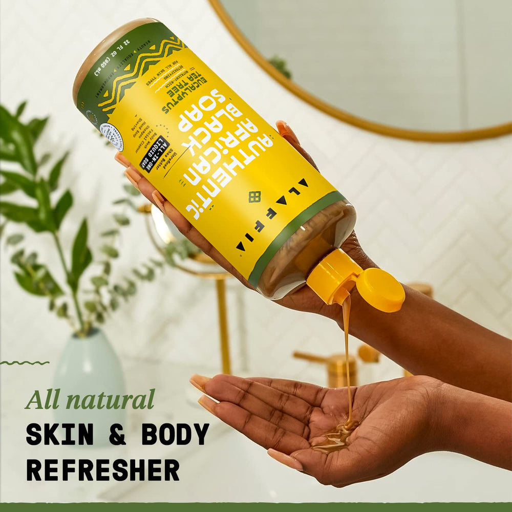 Alaffia Mousse nettoyante visage et corps: texture onctueuse purifie sans agresser la peau.