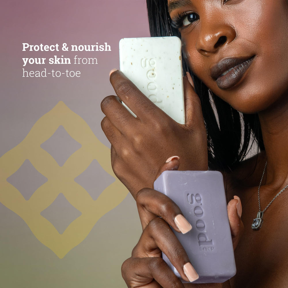 Savon Lavande Alaffia sans parabènes ni sulfates.