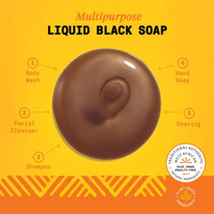 Alaffia Savon Noir Africain, mousse crèmeuse pour rasage en douceur.