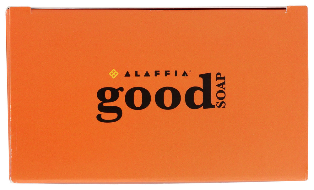 Alaffia savon sans parfum, utilisation quotidienne pour corps et mains.