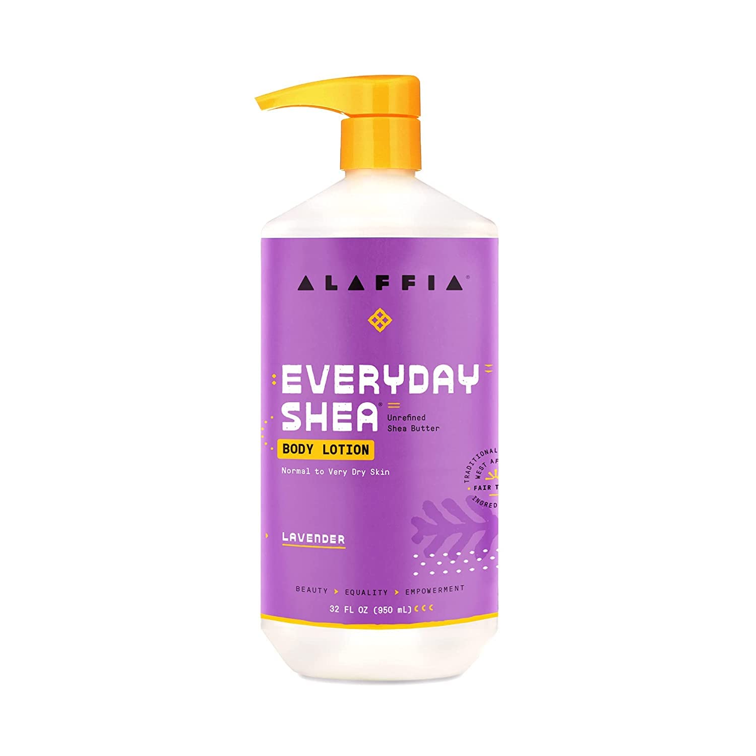 Soin corporel d'Alaffia – texture onctueuse nourrissante pour la peau.