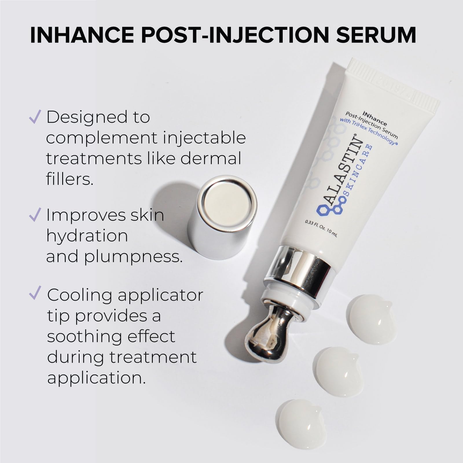ALASTIN INhance sérum - pompe, application précise et réconfortante.