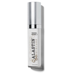 ALASTIN Skin Renewal Retinol, flacon et application, peau plus lisse et uniforme.