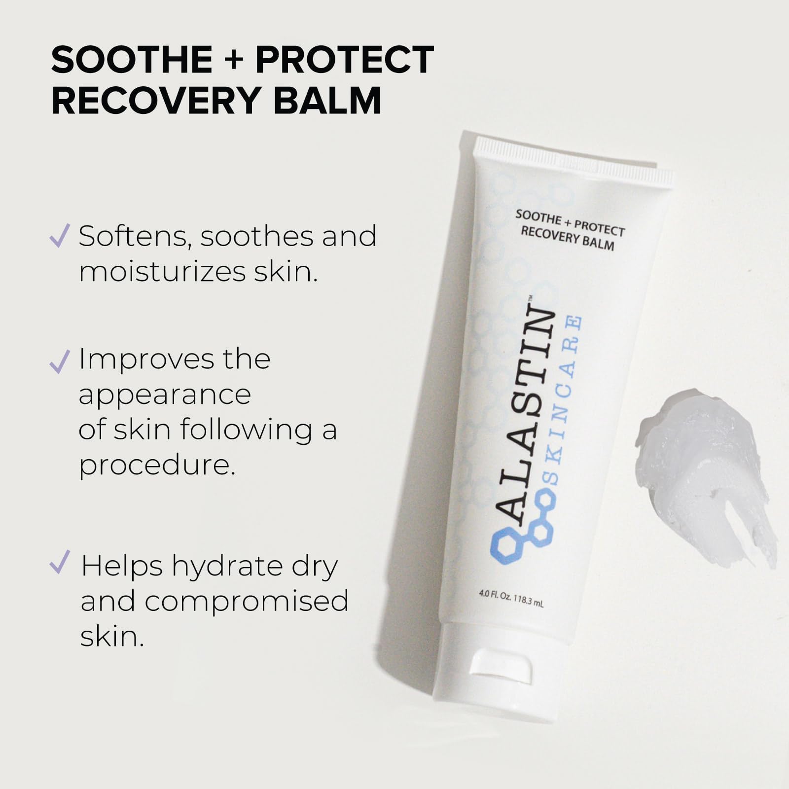 ALASTIN Soothe + Protect crème hydratante pour le corps: soutien de la barrière cutanée après traitement.