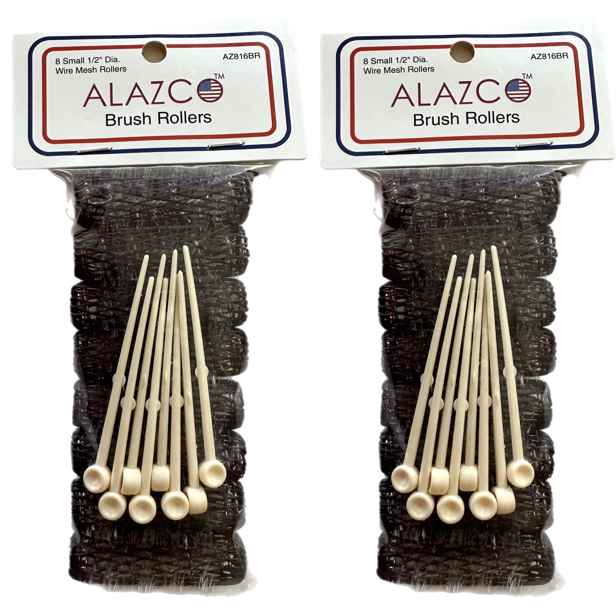 Rouleaux cheveux vintage ALAZCO, ensemble complet de 16 pièces pour volume durable.
