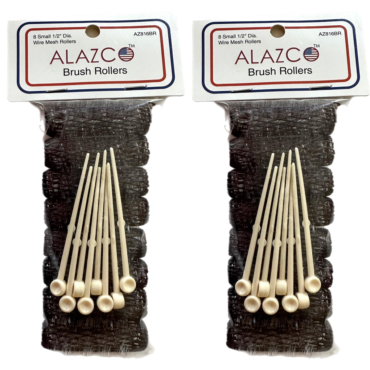Rouleaux cheveux vintage ALAZCO, ensemble complet de 16 pièces pour volume durable.