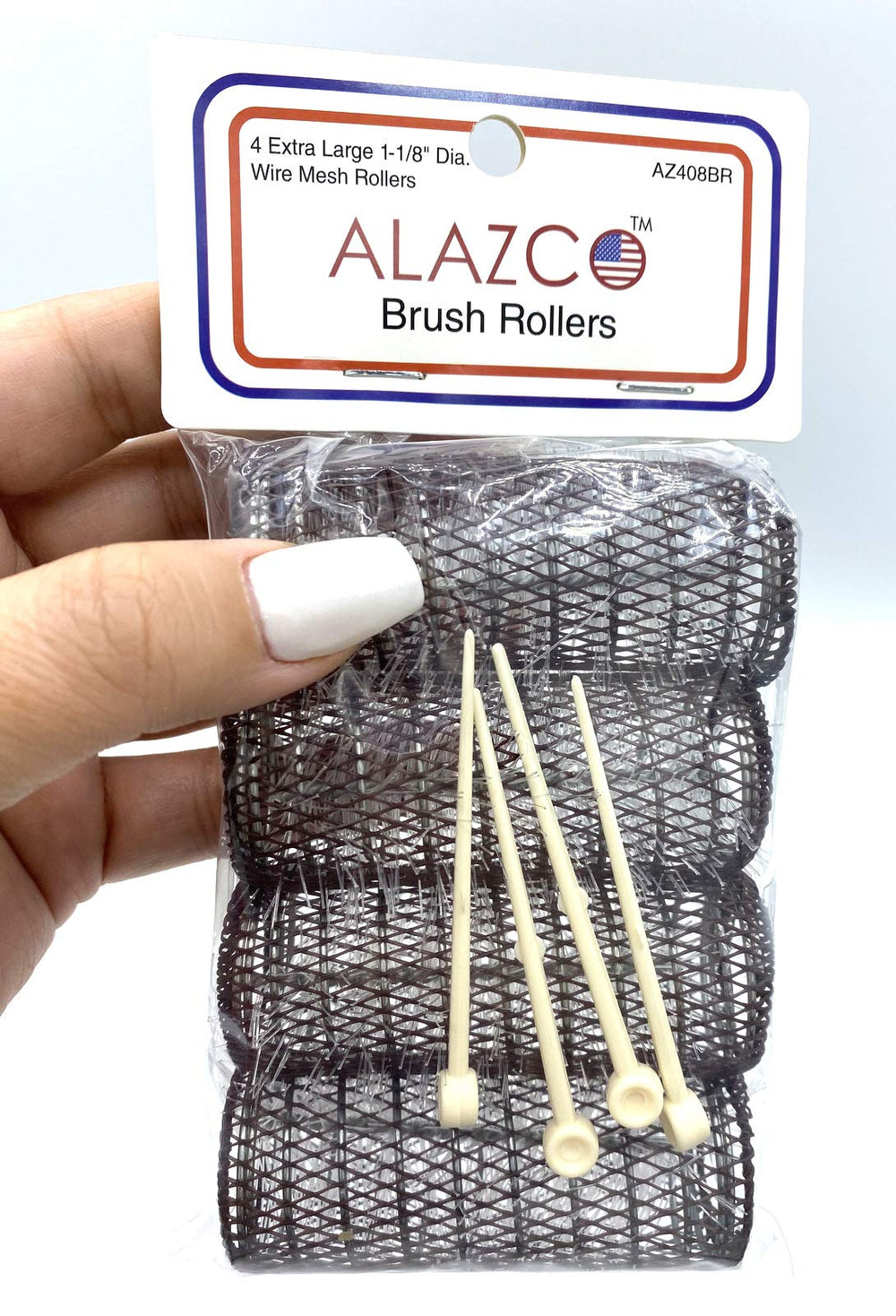ALAZCO rouleaux-coiffure avec ressorts robustes offrent maintien et structure.