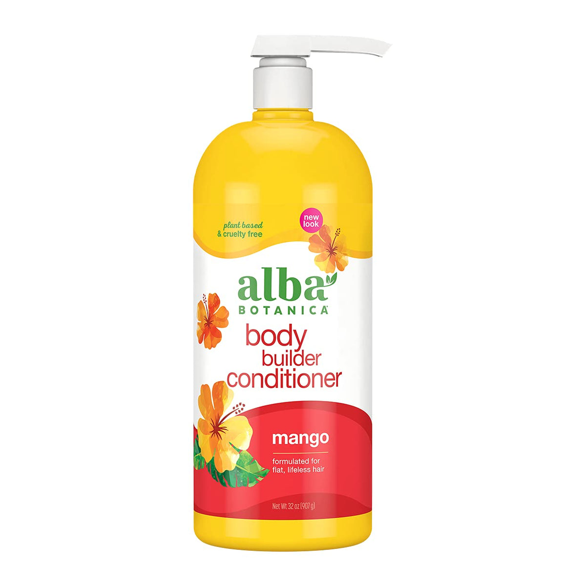 Alba Botanica, bouteille d'apres-shampooing mangue, soin volumisant.