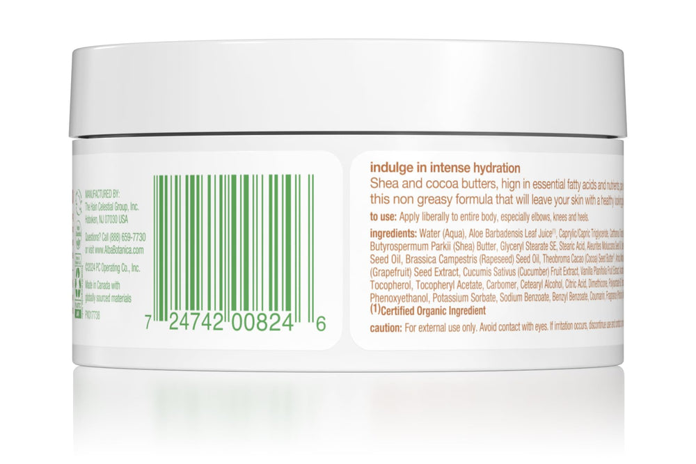 Texture onctueuse du beurre fouetté Alba Botanica pour peau douce