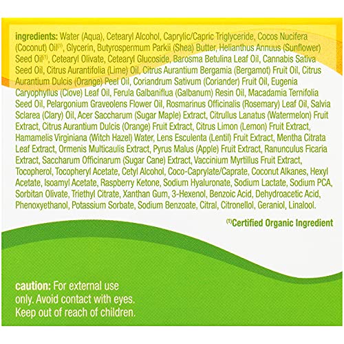 Emballage Alba Botanica, étiquette claire et informative.