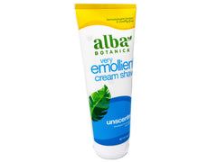 Crème Alba Botanica texture soyeuse pour rasage en douceur.