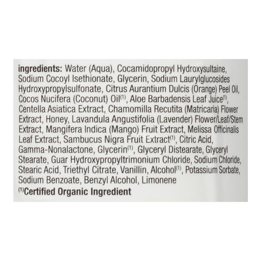 Alba Botanica gel douche – ingrédients végétariens et sans cruauté animale.