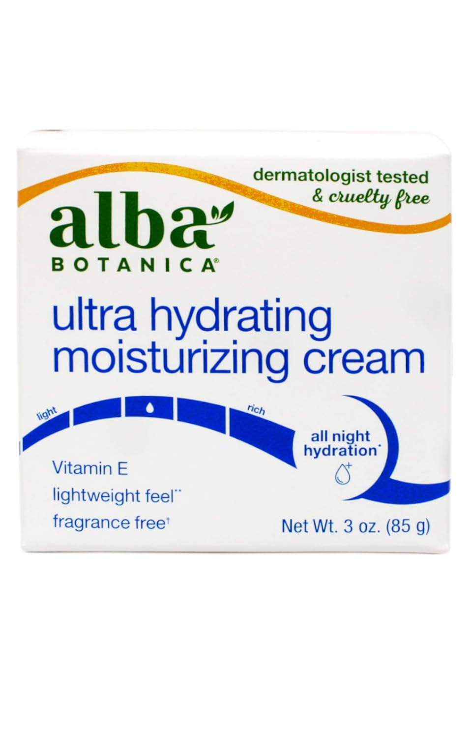 Étiquette ingrédients biologiques Alba Botanica: 76% certifiés biologiques pour la formulation.