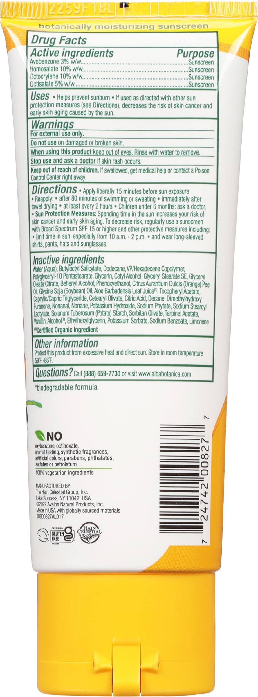 Alba Botanica Island Vibe – application-creme-lisse sans résidu gras.