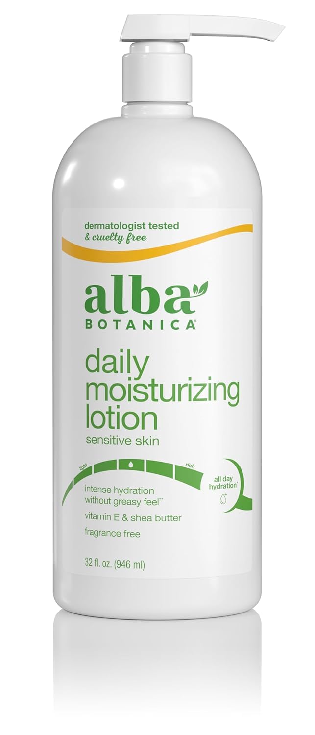 Formule hypoallergénique Alba Botanica adaptée peaux sensibles et sans parfum.