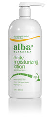 Lotion Alba Botanica Quotidienne - bouteille, hydratation douce pour peau sensible.