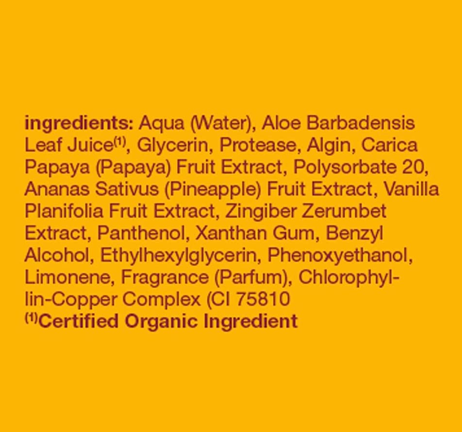 Texture exfoliante légère d'Alba Botanica Papaye Enzyme pour nettoyer et revitaliser la peau