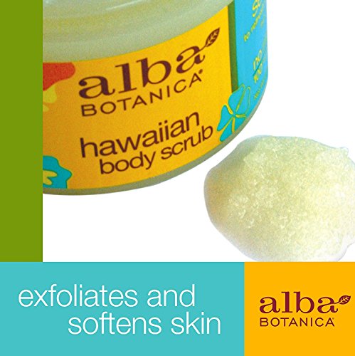 Parfum tropical léger Alba Botanica évoquant des vacances relaxantes.
