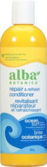 Alba Botanica Repair & Refresh Ocean Surf, pompe, application pratique pour revitaliser les cheveux.