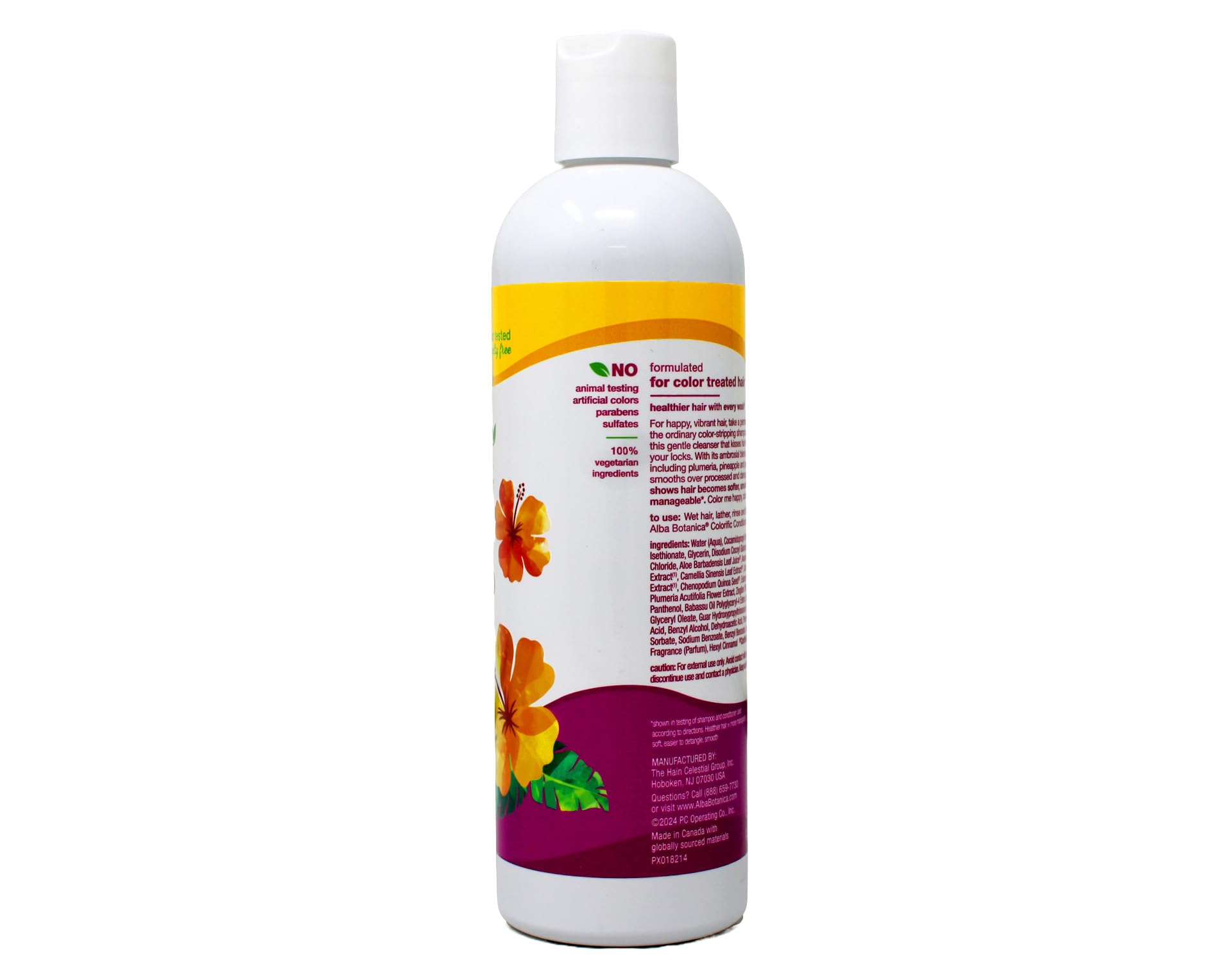 Cheveux qui paraissent plus brillants après le shampooing Plumeria