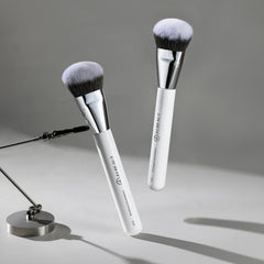 ALBEAUT 201 brosse fond crème angulaire facilite le contouring précis et naturel.