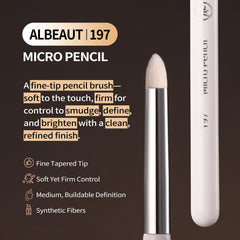 ALBEAUT Pinceau coin intérieur œil détail précis pour un éclat net.