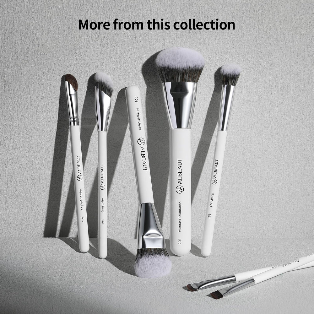 ALBEAUT pinceau concealer angulaire – fini homogène sur tout le visage.