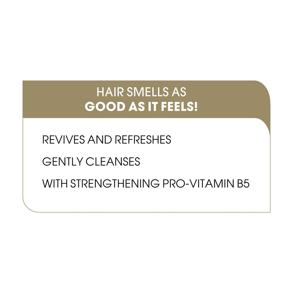 Pro-vitamine B5 fortifiante, Alberto Balsam Juicy Green Apple, soutient la résistance des cheveux.
