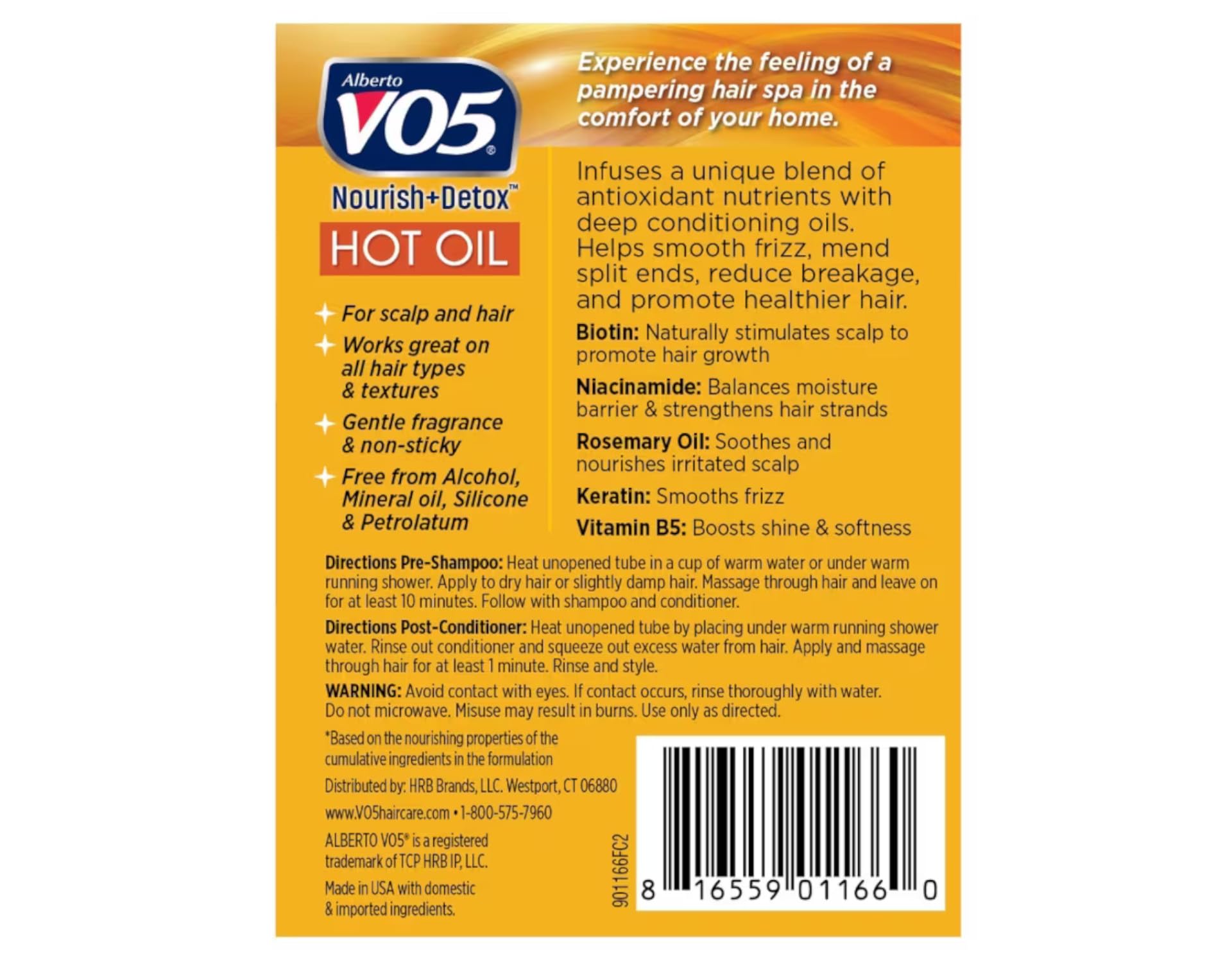 Alberto VO5, formule hydro-réparatrice pour cheveux secs