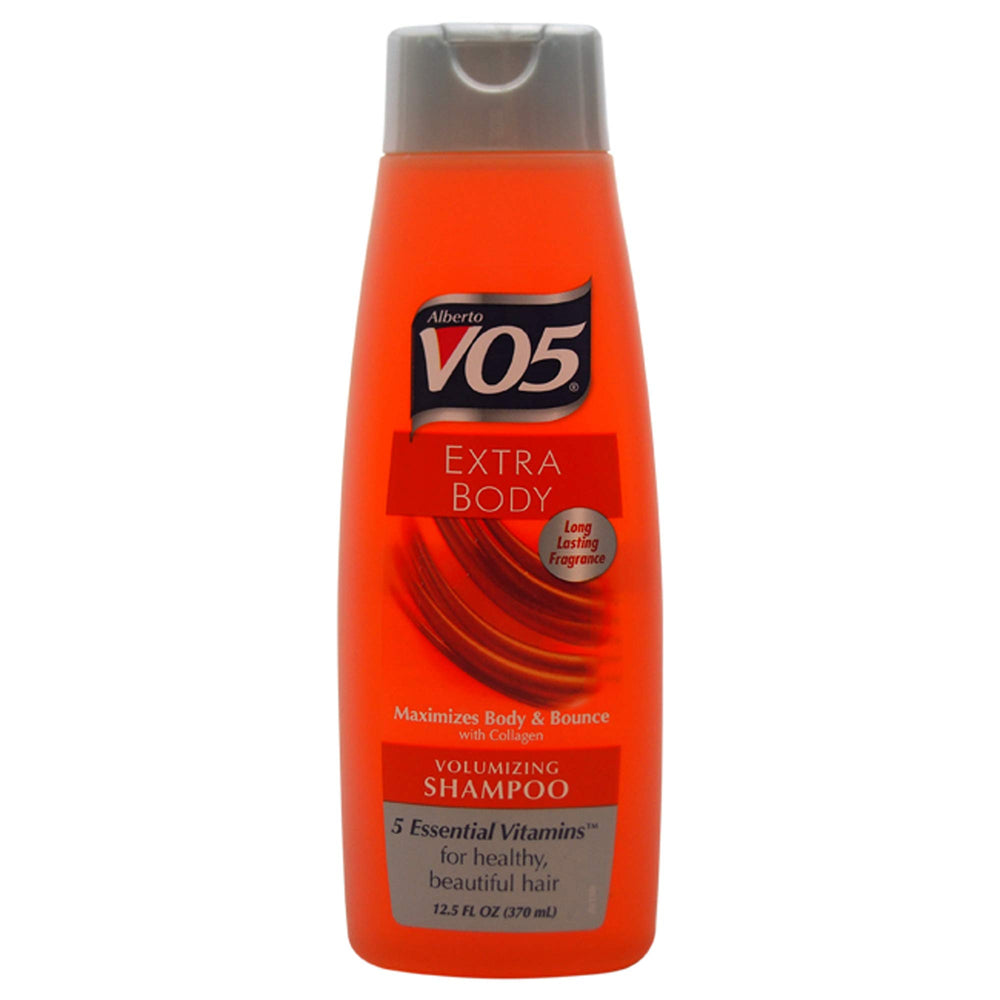 Shampooing Alberto VO5 Extra Body – bouteille, apporte volume et brillance naturelle