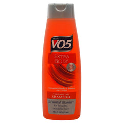 Shampooing Alberto VO5 Extra Body – bouteille, apporte volume et brillance naturelle