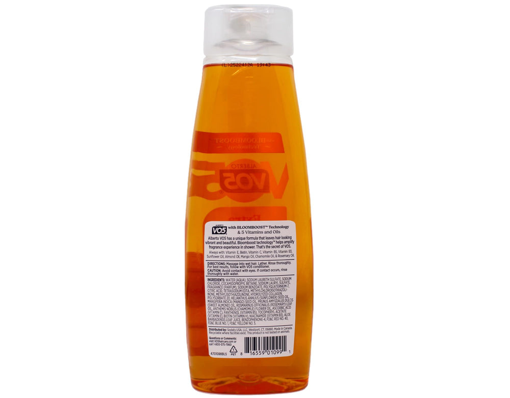 Texture crèmeuse d’Alberto VO5 Extra Body, lavage agréable.