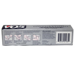 Texture cremeuse du soin Alberto VO5 sur cheveux gris