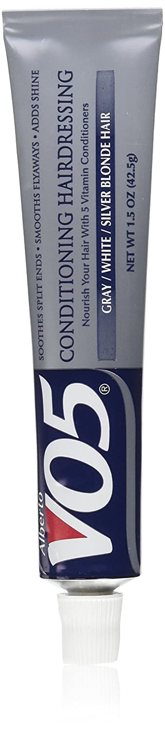 Cheveux gris hydratés et doux grâce au soin Alberto VO5