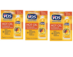 Alberto VO5, traitement huile chaude, pack de 3 tubes, soin capillaire spa à domicile