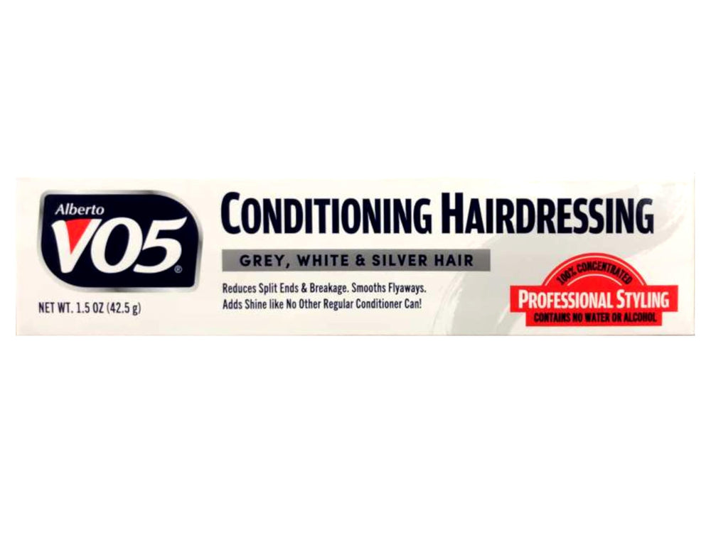 Alberto VO5 tube 42 ml pour cheveux gris et blancs, brillance
