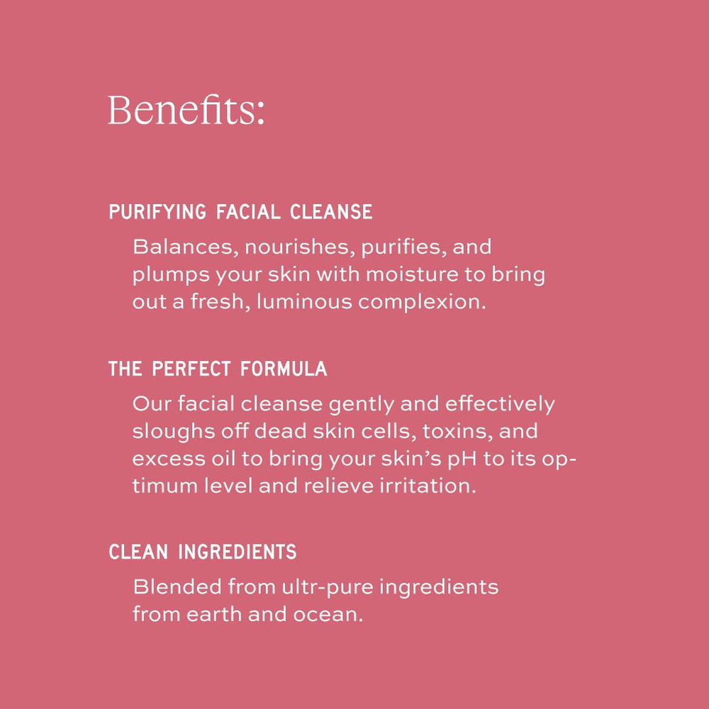 Aleavia Purifying Facial Cleanse – mousse légère purifiante sans irritations.