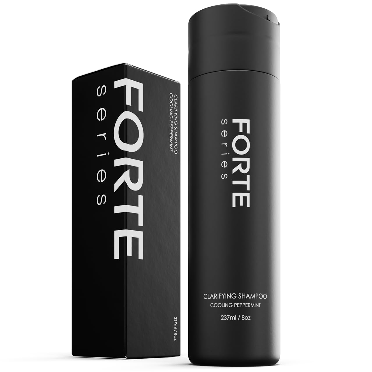 Alex Costa Forte Series clarifying shampoo bottle demonstrating deep cleanse.