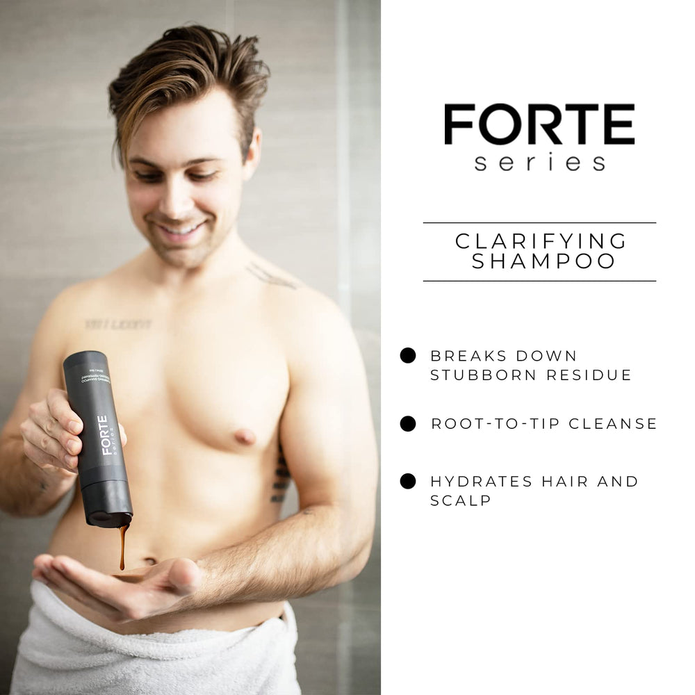Alex Costa Forte Series bottle rinse demonstrating residue removal and fresh feel.