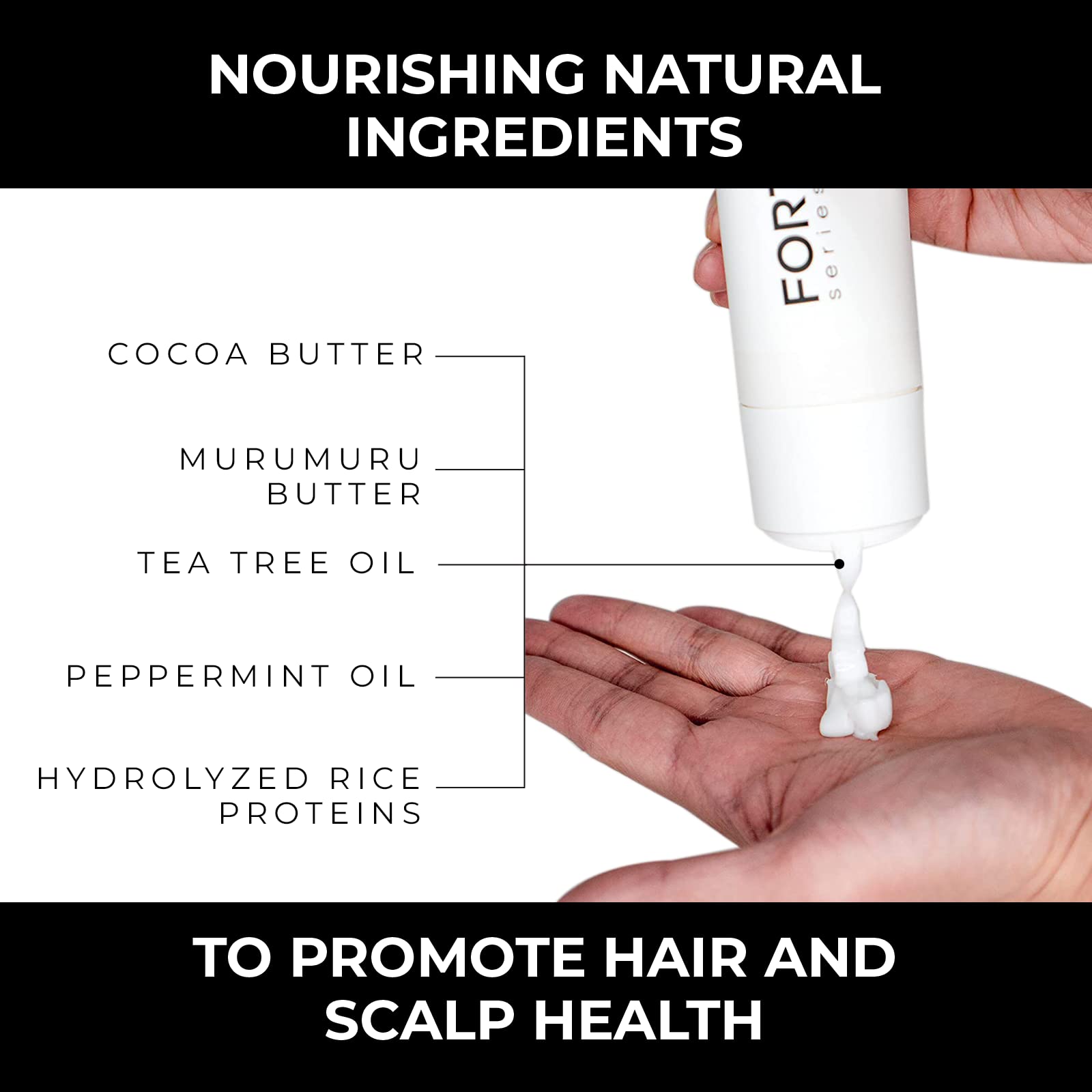 Parfum menthe rafraîchissant persistant après rinçage